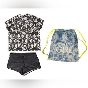 Athleta Girl Set with Blue Bag